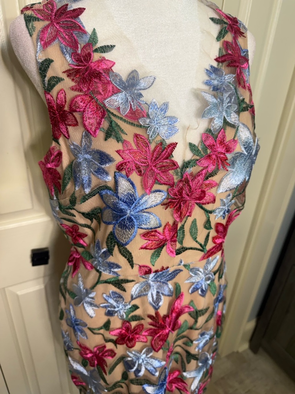 Sam Edelman Floral Embroidered Dress - Picture 4 of 5